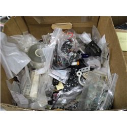 BOX OF MISC ELECTRONIC PARTS