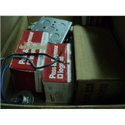 LOT OF ELECTRICAL FITTINGS