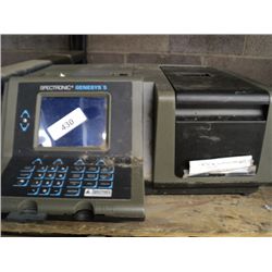 SPECTRONIC GENESYS 5 {print sequence} 17479