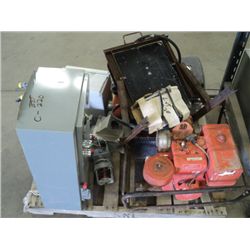 PALLET OF MOTORS/GENERATORS/ELECTRICAL ***10 TIMES THE MONEY***