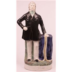 19th Century: Daniel O'Connell Staffordshire figure