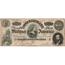 1861-5: American Civil War banknotes including Confederate States issues