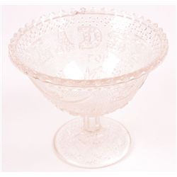 1869: William Gladstone commemorative glass bowl