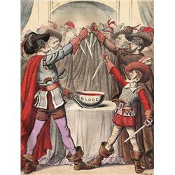 19th Century: Collection of bound 'United Ireland' cartoons