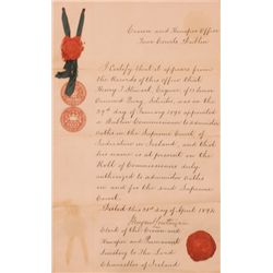 1894 (21 April) Irish Victorian legal commission