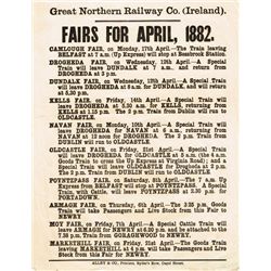 18th-20th Century: Irish transport and railway interest collection including posters