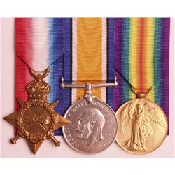 1914-15 Trio to Private Cornelius Twomey Royal Munster Fusiliers