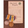 Image 1 : 1914-1918: 16th (Irish) Division medal group including commendation parchments
