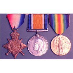 1914-15 Trio to Sergeant L. Pendrick 6th (Inniskilling) Dragoons
