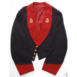 circa 1900: Royal Army Medical Corps officers' mess dress uniform