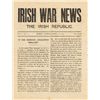 Image 1 : 1916 (25 April) Irish War News No. 1 first issue announcing the Rebellion