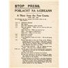 Image 1 : 1922 (28 June) Poblacht Na hÉireann handbill 'A Diary from the Four Courts'