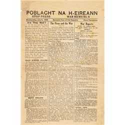 1922-23: Collection of Irish Civil War Poblacht Na hEireann War News