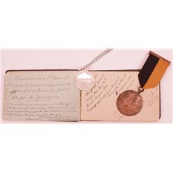 1923: Prison Ship Argenta collection including medals, autograph book and prisoner art