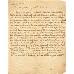 1923 (18 November) Kilmainham Jail Civil War hunger strike letter