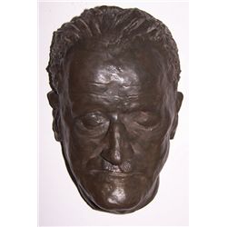 1982: James Joyce death mask by Victor McCaughan