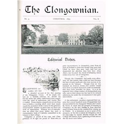1895-1898: The Clongowian. Volume 1, No. 1 to 6