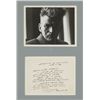 Image 1 : 1961 (1 November) Samuel Beckett handwritten and signed letter