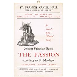 1950s-60s: Dolmen Press designed and printed posters