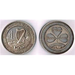 GAA 1885-86: Championship Medals, won by J. Hennessy for 3 and 7 mile walk