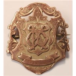 GAA 1894 Football challenge medal won by Monasterevan