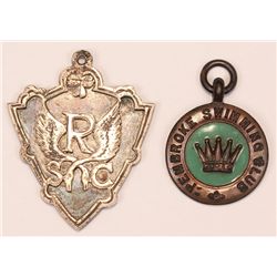 Swimming: 1931-2 Republican and Pembroke Swimming Club medals