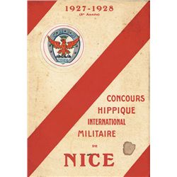 Showjumping: Nice International Showjumping Committee programmes