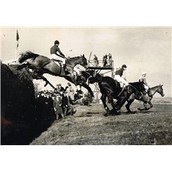 Horse Racing 1940s-50s: Irish interest press photographs including Phoenix Park races