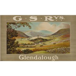 1920s: Great Southern Railways, Glendalough poster