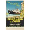 Image 1 : circa 1950: Fishguard to Cork "The Innisfallen Way" poster
