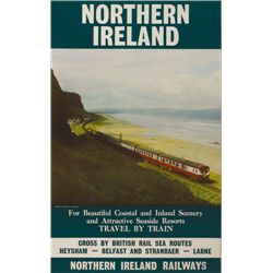 1960s: Northern Ireland Railways Downhill Poster