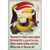 Image 1 : 'Toucans in their Nest Agree Guinness is Good For You' poster