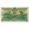 Image 1 : Currency Commission Consolidated Banknote 'Ploughman' National Bank One Pound, 2-11-38