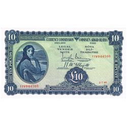 Currency Commission 'Lady Lavery' Ten Pounds, 2-7-40