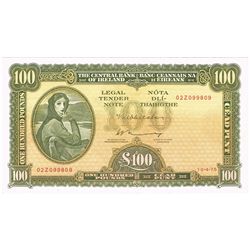 Central Bank 'Lady Lavery' One Hundred Pounds 10-4-75
