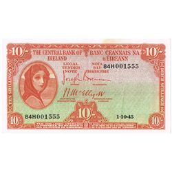 Central Bank 'Lady Lavery' Ten Shillings collection 1945-1948