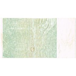 Central Bank 'C' Series Ten Pounds Joyce, error, missing text and image on reverse