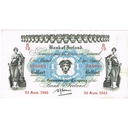 Northern Ireland. Small collection One Pound to Twenty Pounds, 1929-1990.