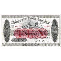 Northern Ireland. Northern Bank collection, mainly 1940s One Pound to Ten Pounds.