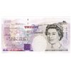 Image 2 : Great Britain. Banknote errors: Twenty Pounds and Ten Pounds with overprinted lines.