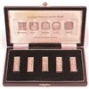 Image 1 : 2000: Cased set of 'Millennium Hallmarks of the World' silver ingots