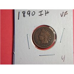 1890 INDIAN HEAD CENT