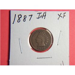 1887 INDIAN HEAD CENT