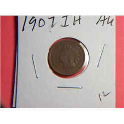 1907 INDIAN HEAD CENT