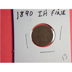 1890 INDIAN HEAD CENT