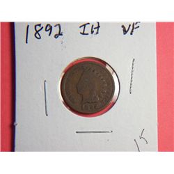 1892 INDIAN HEAD CENT