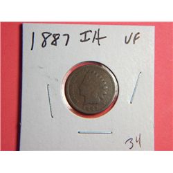 1887 INDIAN HEAD CENT