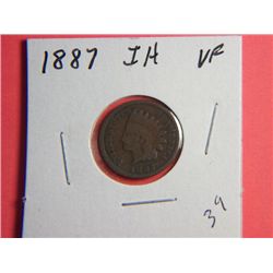 1887 INDIAN HEAD CENT