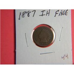 1887 INDIAN HEAD CENT