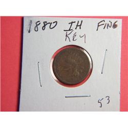 1880 INDIAN HEAD CENT